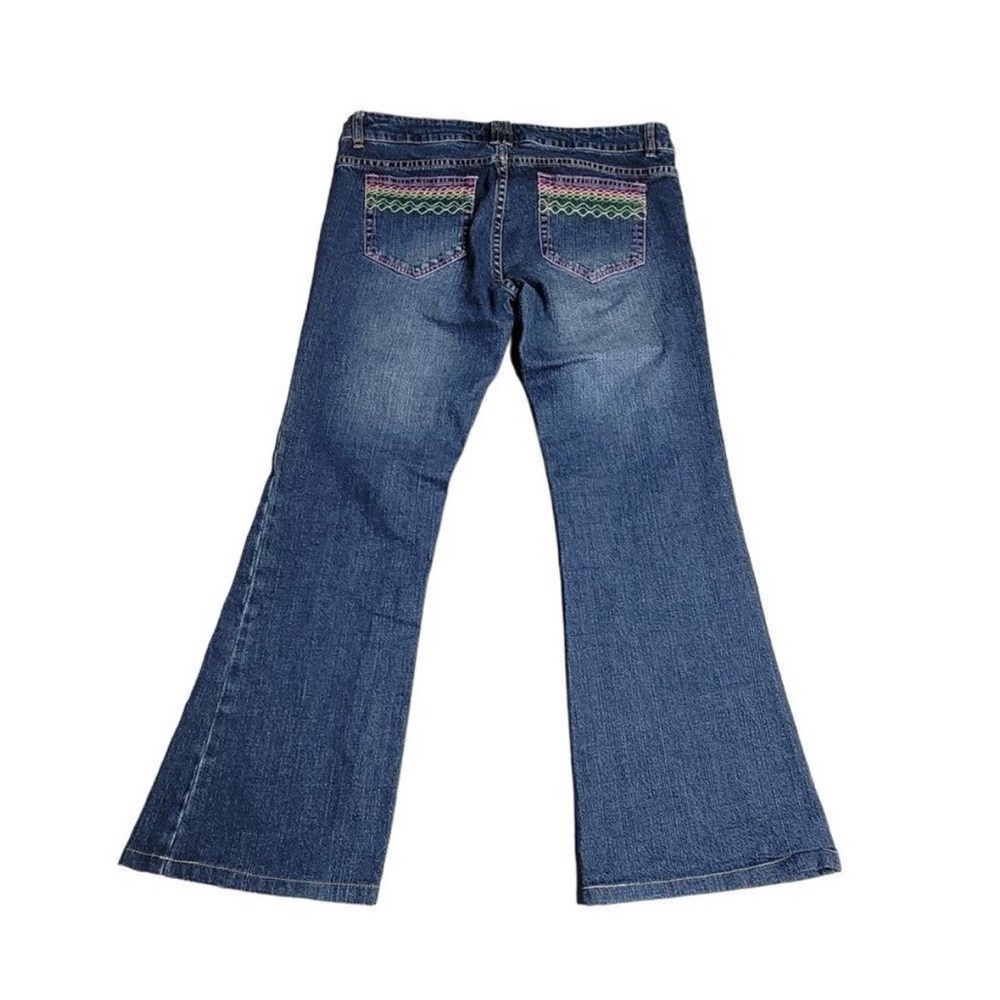 Women's - Lilly Pulitzer Rainbow Stitched Flare Jeans, Size 6 - Picture 7 of 8